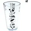 LILY COOK KP5269 Verre doseur Verre Rouge/Bleu/Noir 8,80 x 8,80 x 14,70 cm