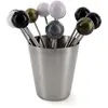 HOME DECO FACTORY SAVEUR ET DEGUSTATION Pic à birgorneaux - 1 Pot - 12 pics - Inox