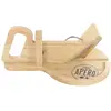PICK & DRINK Trancheuse à charcuterie en bois - 30 x 20 cm - Ronde
