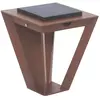 Les Jardins Applique solaire LED Metro avec capteur, corten