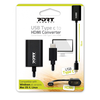 Port Connect Adaptateur convertisseur USB-c mâle vers hdmi Femelle