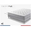 ENSEMBLE INITIAL, matelas H23 ressort ensachés, ferme, sommier Simmons