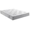 Simmons, Matelas Challenge, 140x190, Ressorts ensachés, Blanc et Gris