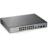 ZYXEL Commutateur 18 Port managed CCTV PoE Switch long ra