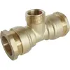 Somatherm - Raccord laiton Té Mâle 1' au centre sumo pour tube pe Ø32 mm