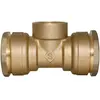 Raccord laiton Té femelle SOMATHERM PE Ø 40 - Filetage 1"1/4