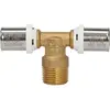 Raccord adaptateur en T à pression en laiton Fixoconnect 16mm