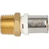 Fixoconnect Raccord droit mâle multicouche à sertir 26mm x 20/27 - 3/4...