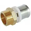 Raccord droit mâle multicouche à sertir 32mm x 26/34 - 1" Fixoconnect