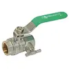 AYOR Vanne à sphère NF à purge manette plate FF 15/21 - 1/2" Pronorm