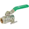 AYOR Vanne à sphère NF à purge manette plate FF 20/27 - 3/4" Pronorm