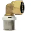 Fixoconnect Coude écrou tournant multicouche à sertir 26mm x 20/27 - 3...