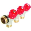 Somatherm Collecteur Laiton A Portee Plate Avec Vannes A Clapet Easy Lock
