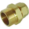 SOMATHERM Raccord droit mâle PER à compression 25mm x 26/34 - 1" Fixoconnect