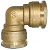 Somatherm Coude égal laiton 90° ACS pour PE Ø25