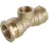 SOMATHERM Raccord laiton Té femelle PE Ø 20 - Filetage 1/2"