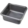 Aluminium Et Plastique - Cuvette carrée - 29 cm - 6.5 l - gris