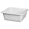 ALUMINIUM ET PLASTIQUE Cuvette carrée - 24 cm - 3 L - gris moucheté
