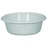 Aluminium et plastique bassine 11l 38x16 rond*gris mouchete*riv