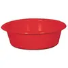 ALUMINIUM ET PLASTIQUE Bassine ronde 11L - D: 36.5cm - H 14cm - rouge