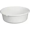 ALUMINIUM ET PLASTIQUE Cuvette ronde - D: 32 cm - H 11 cm - 5 L - gris moucheté
