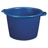 ALUMINIUM ET PLASTIQUE Baquet rond 30 L - D: 45 cm - H 29 cm - bleu