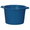 ALUMINIUM ET PLASTIQUE Baquet rond 40 L - D: 49 cm - H 31 cm - bleu