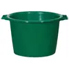 ALUMINIUM ET PLASTIQUE Baquet rond 40 L - D: 49 cm - H 31 cm - vert