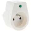Bloc parafoudre ZENITECH 1 prise simple - sécurité enfant - IP 44