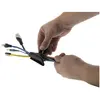 Lifedom Gaine Range Câble LIFEDOM Noir Diamètre 20cm 1,5m