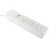 OTIO Bloc Mantea 3 prises Easyeject + 2 USB - 1,5m - Blanc