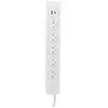 OTIO Bloc Mantea parafoudre 5 prises Easyeject + 2 USB - Blanc