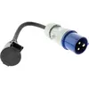 Adaptateur caravane femelle 16 A en mâle CEE17 3g2.5 mm², ZENITECH