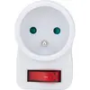 Zenitech - Prise 16A avec interrupteur - Blanc