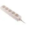 Bloc multiprise ZENITECH 5 prises 16A - Blanc