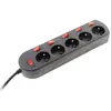 Zenitech Multiprise Filaire, 5 Prises Noir