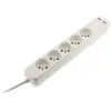 INOTECH Bloc 5 prises 16A 2P+T avec 2x USB en 2.1A câble H05VV-F 3G1mm² 1m - Zenitech