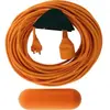 ZENITECH Prolongateur Jardin 2 x 1.5 Orange 25m + 1 boitier étanche Or...