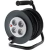 Enrouleur ZENITECH 20m - 4 prises 16A - Pour câble 3G1,5 mm²