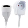 HBF - Prolongateur HO5VV-F 3m avec prise gigogne Blanc - Zenitech