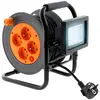 Enrouleur électrique 4 x 2P+T + projecteur LED - 15m - Zenitech