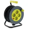 Enrouleur ménager 4x2P+T - 15m 3G1 mm² - jaune - Zenitech