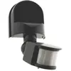 Détecteur de mouvement IP44 - tête orientable - 1200W - noir - Elexity