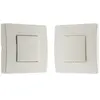 Zenitech - Appareillage encastrable va et vient sans fil - Blanc - Venus
