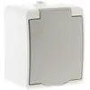 Prise 2P+T - NANO - Mini IP54 - Étanche - 16A - Utilisation extérieure