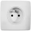 Zenitech Prise 2P+T 16A borne auto + griffes Diwone Blanc