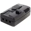 ELEXITY Variateur de lumière à pied à câbler - Compatible LED - Noir