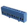 ZENITECH Bornier neutre 12 connexions bleu