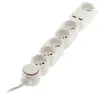 Bloc multiprise - HOME - 6 prises - Parafoudre - 16A - 2 ports USB - câble 1,5m