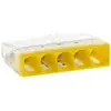 Borne à insertion directe - Wago - Série 2273 - 5 entrées - 0,5 à 2,5 mm² - 450 V